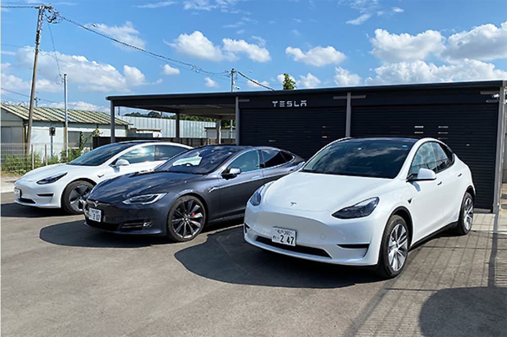 EVレンタカー テスラ専用カーシェア